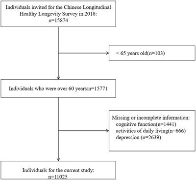 Interaction between activities of daily living and cognitive function on risk of depression